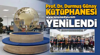 Prof. Dr. Durmuş Günay Kütüphanesi yenilendi