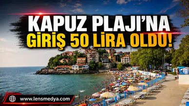 Kapuz Plajı'na giriş 50 TL oldu