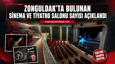 Zonguldak’ta bulunan sinema ve tiyatro salonu sayısı açıklandı!