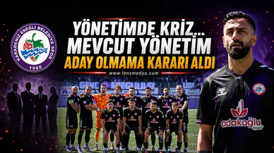 Mevcut yönetim aday olmama kararı aldı!