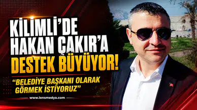 Hakan Çakır'a destek büyüyor:  "Belediye Başkanı olarak görmek istiyoruz!" "