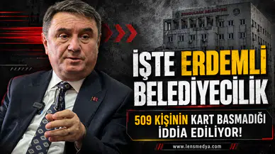 İşte Tahsin Erdem'in Erdemli belediyeciliği!