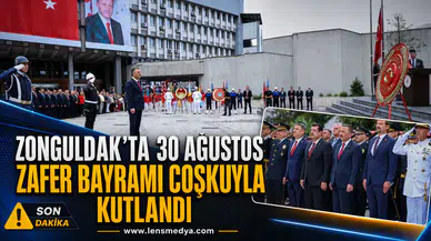 Zonguldak’ta 30 Ağustos Zafer Bayramı coşkuyla kutlandı