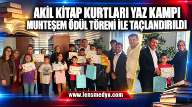 Akil Kitap Kurtları Yaz Kampı muhteşem ödül töreni ile taçlandırıldı