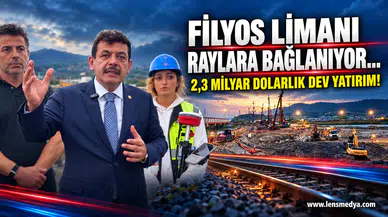 2,3 MİLYAR TL’LİK FİLYOS LİMANI DEMİRYOLU BAĞLANTI HATTINDA ÇALIŞMALAR HIZLA SÜRÜYOR