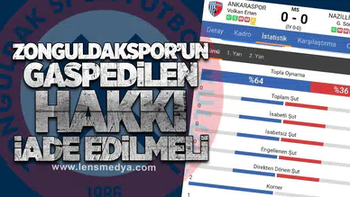 Zonguldakspor’un Gaspedilen Hakkı İade Edilmeli!