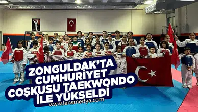 Zonguldak’ta Cumhuriyet Coşkusu Taekwondo ile Yükseldi