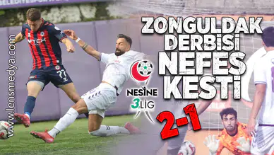 Zonguldak Derbisinde Nefesler Tutuldu
