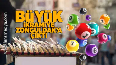 Büyük ikramiye Zonguldak'a çıktı!