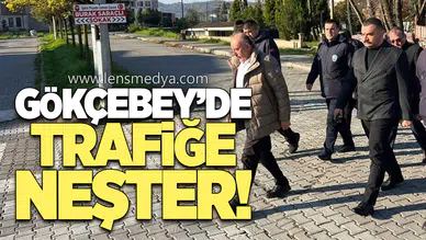 Gökçebey’de Trafiğe Neşter! Başkan Sahada