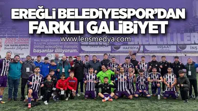 Kdz. Ereğli Belediyespor’dan farklı galibiyet