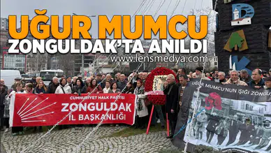 Uğur Mumcu Zonguldak'ta anıldı!