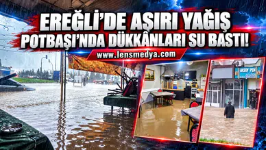 POTBAŞI’NDA DÜKKÂNLARI SU BASTI!