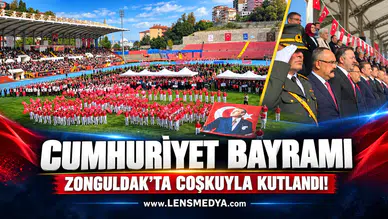 Cumhuriyet Bayramı Zonguldak'ta coşkuyla kutlandı!