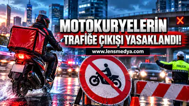 ZONGULDAK’TA MOTOSİKLET VE MOTOKURYELERİN TRAFİĞE ÇIKIŞI YASAKLANDI!