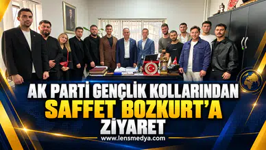 AK PARTİ GENÇLİK KOLLARINDAN SAFFET BOZKURT’A ZİYARET