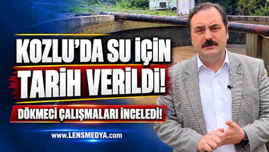 Kozlu’da su açıklaması: Dökmeci tarih verdi!