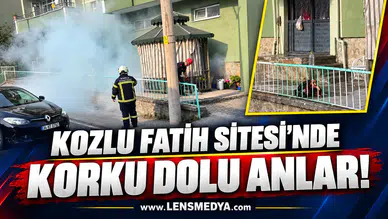 Kozlu Fatih Sitesi'nde korku dolu anlar!