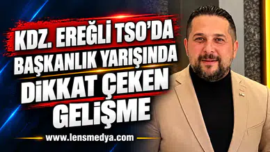 Kdz. Ereğli Ticaret ve Sanayi Odası’nda (TSO) seçim sonrası başkanlık yarışıyla ilgili dikkat çeken bir gelişme yaşandı.