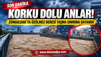 Korku dolu anlar... Su seviyesi taşma noktasına yükseldi!