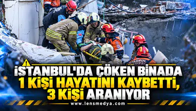 MALTEPE'DE ÇÖKEN BİNADAN ACI HABER GELDİ