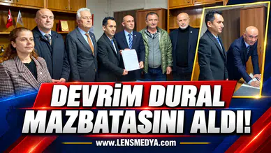 Devrim Dural mazbatasını aldı!
