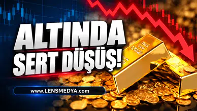 Altında sert düşüş!