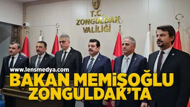 Bakan Memişoğlu Zonguldak'ta
