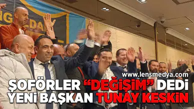 Şoförler hakkını değişimden yana kullandı!