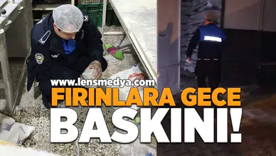 Fırınlara gece baskını!