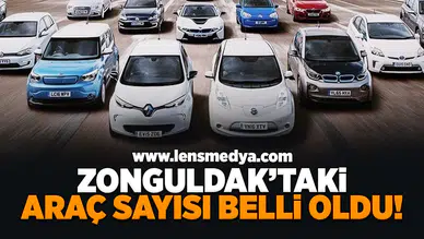Zonguldak'taki araç sayısı belli oldu!