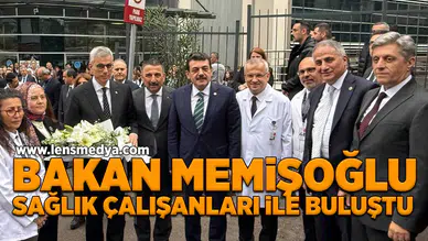 Bakan Memişoğlu sağlık çalışanlı ile buluştu!