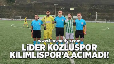 Lider Kozluspor Kilimlispor'a acımadı!