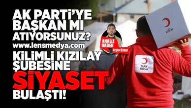 Kilimli Kızılay Şubesi'ne "SİYASET" bulaştı!
