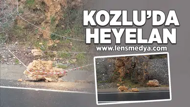 Kozlu'da heyelan!