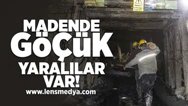 Madende göçük... Yaralılar var!