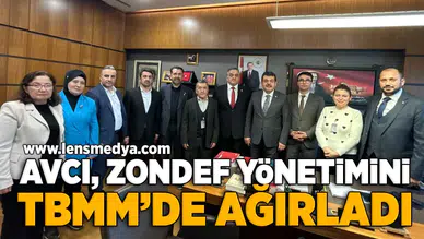 Avcı, ZONDEF yönetimini TBMM'de ağırladı!