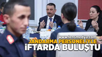 Vali Hacıbektaşoğlu Jandarma Personeliyle İftarda Buluştu