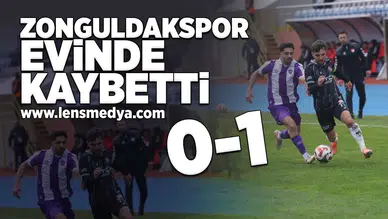 Zonguldakspor evinde kaybetti!