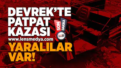 Devrek'te patpat kazası!
