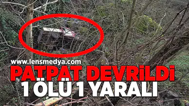 Pat Pat Uçuruma Yuvarlandı: 1 Ölü, 1 Ağır Yaralı
