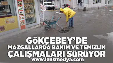 Gökçebey'de mazgallarda bakım ve temizlik çalışmaları sürüyor