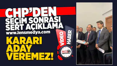 Kararı aday veremez!
