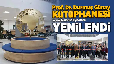 Prof. Dr. Durmuş Günay Kütüphanesi yenilendi