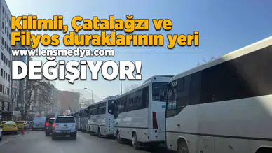 Kilimli Çatalağzı ve Filyos duraklarının yeri değişiyor!