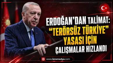 ERDOĞAN’DAN TALİMAT: “TERÖRSÜZ TÜRKİYE” YASASI İÇİN ÇALIŞMALAR HIZLANDI