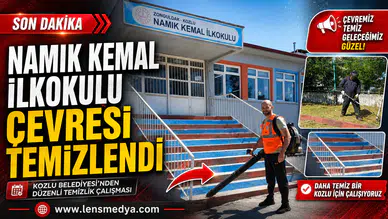 Namık Kemal İlkokulu çevresi temzilendi!