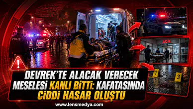 Devrek’te alacak verecek meselesi kanlı bitti: Kafatasında ciddi hasar oluştu