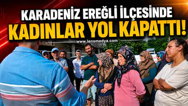 MAHALLELİ İSYAN ETTİ! KAMYONLARA GEÇİT VERMEDİLER