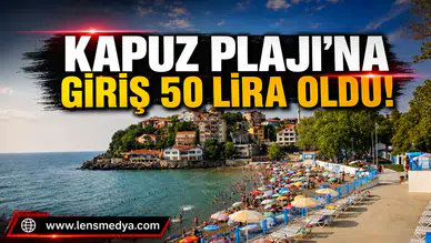 Kapuz Plajı'na giriş 50 TL oldu